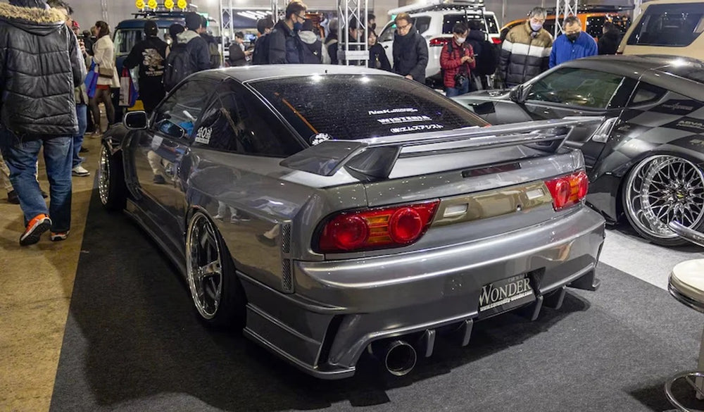 Alettone Posteriore Twin-Blade Car Modify Wonder Staart per Nissan 200SX S13