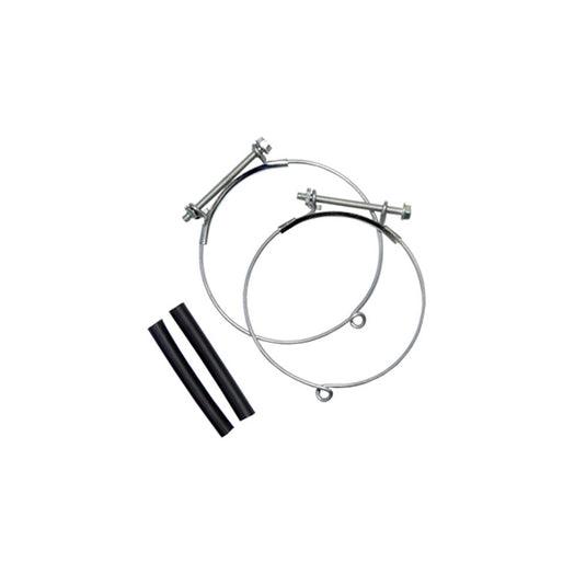 Fascette Revotec per tubo di ventilazione diametro 76mm (coppia)