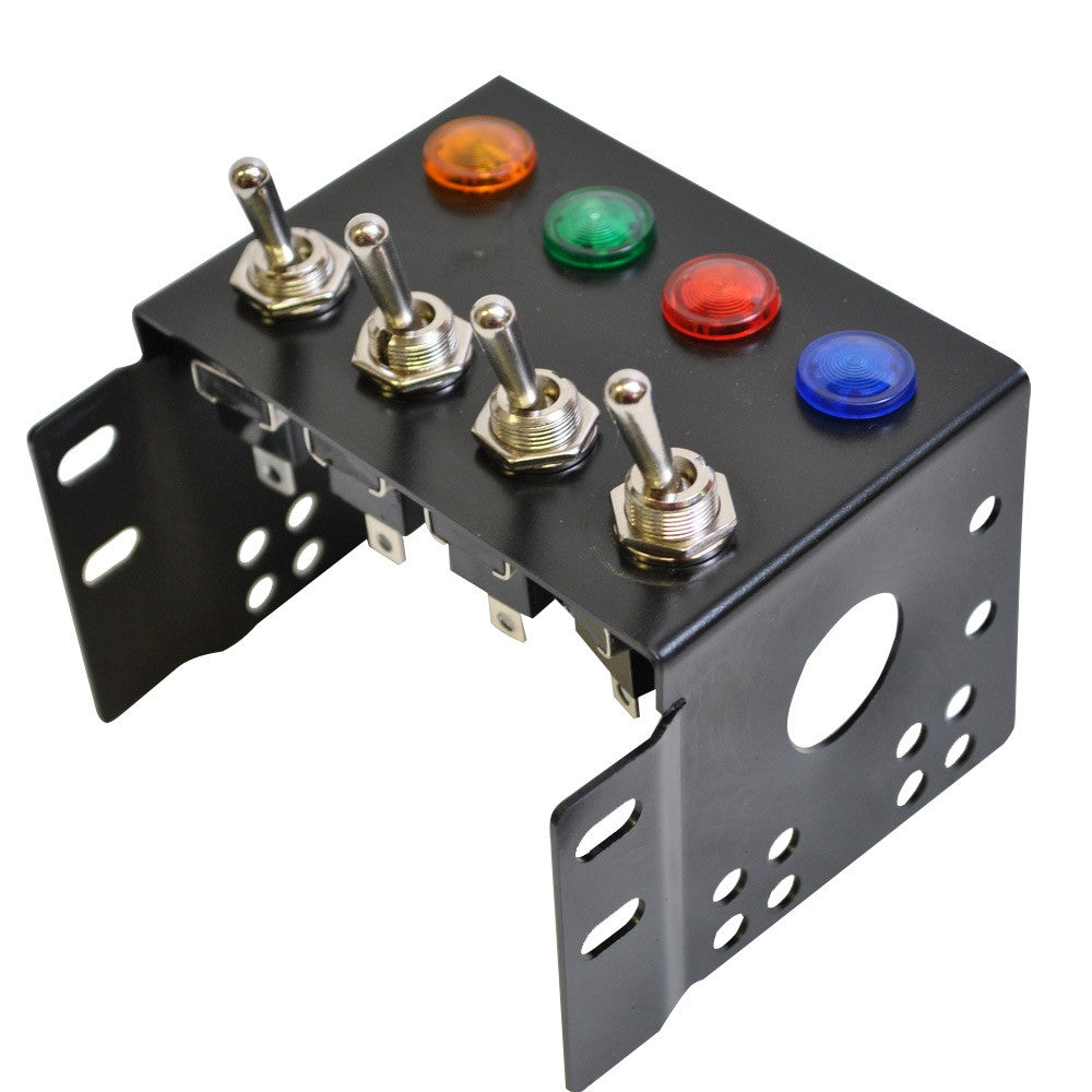 Consolle Centrale 4x Interruttori + 4x Spie Luminose