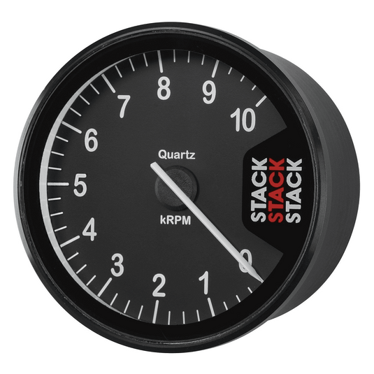 Contagiri Stack Clubman 0-10000RPM Diametro 80 Nero
