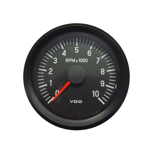 Contagiri VDO 10000 RPM Diametro 80 Fondo Nero 12V Programmabile
