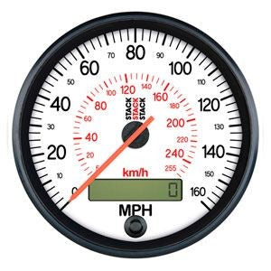 Contatore di Velocità  Stack 0-260km/h Bianco