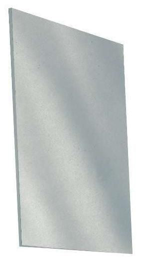 Contrapiastra piatta in acciaio 100x120x3mm