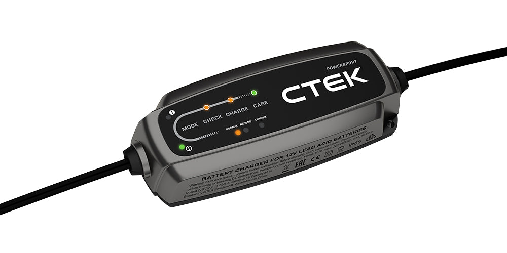 Caricabatterie CTEK CT5 Powersport (Piombo-Acido & Litio 2,3 A)