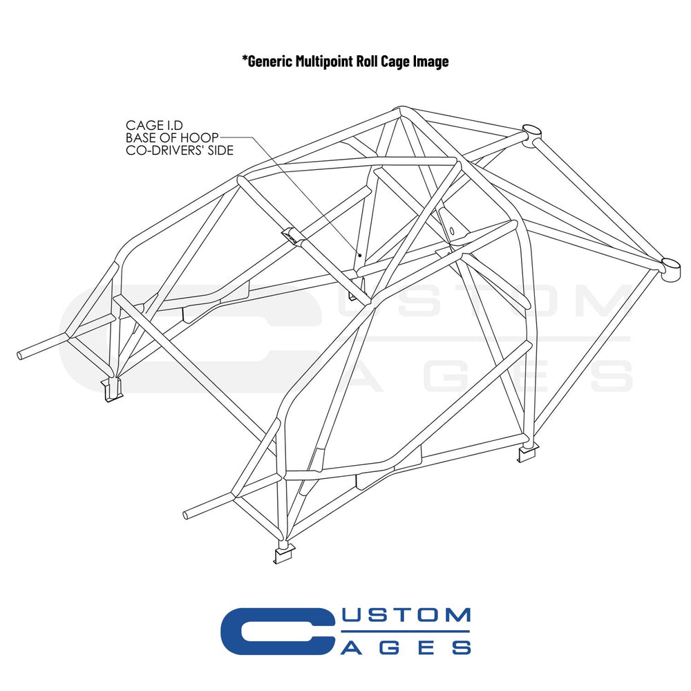 Roll Bar Multipunto Custom Cages da Saldare per Subaru Impreza GRB Gruppo N - FIA