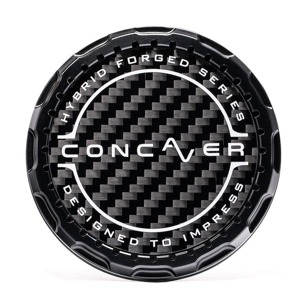 Coprimozzo Concaver - Carbonio - Nero Anodizzato