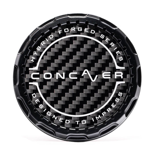Coprimozzo Concaver - Carbonio - Nero Anodizzato