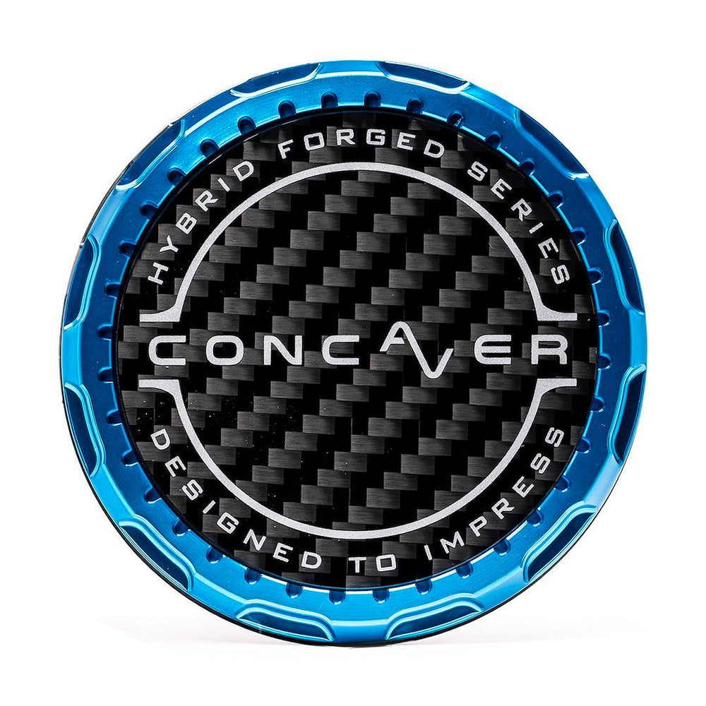 Coprimozzo Concaver - Carbonio - Blu Anodizzato