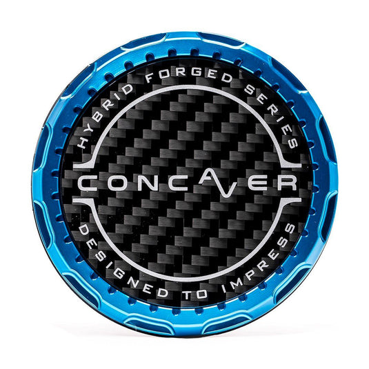 Coprimozzo Concaver - Carbonio - Blu Anodizzato