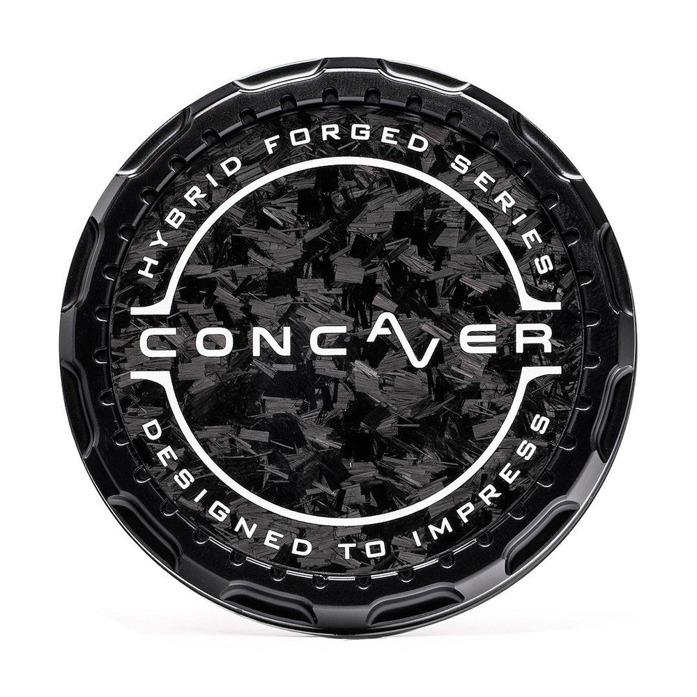 Coprimozzo Concaver - Carbonio Forgiato - Nero Anodizzato