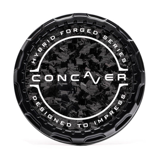 Coprimozzo Concaver - Carbonio Forgiato - Nero Anodizzato