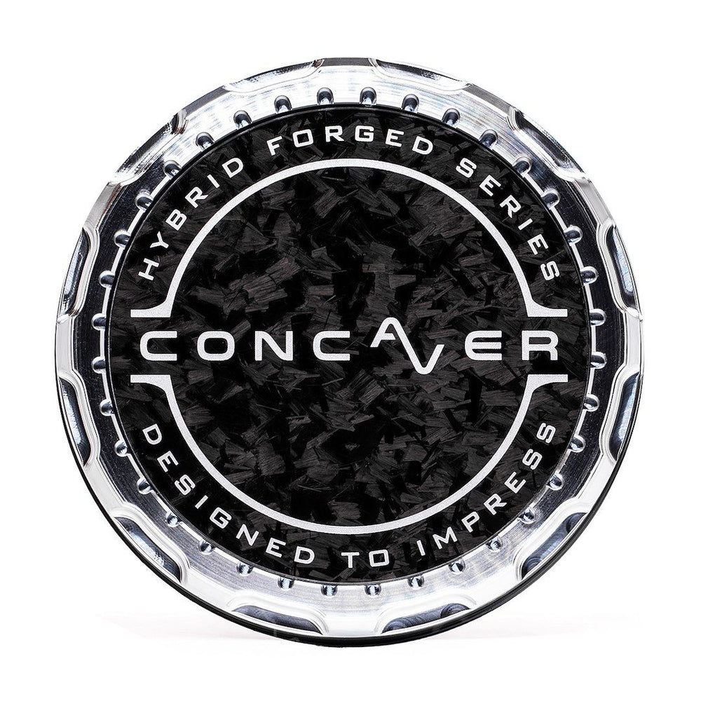 Coprimozzo Concaver - Carbonio Forgiato - Grigio Argento / Lucidato