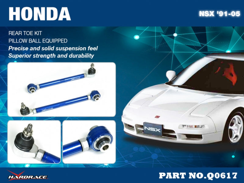Carica immagine in Galleria Viewer, Bracci Posteriori Regolabili (Toe Kit) Hardrace per Honda NSX NA (91-05)
