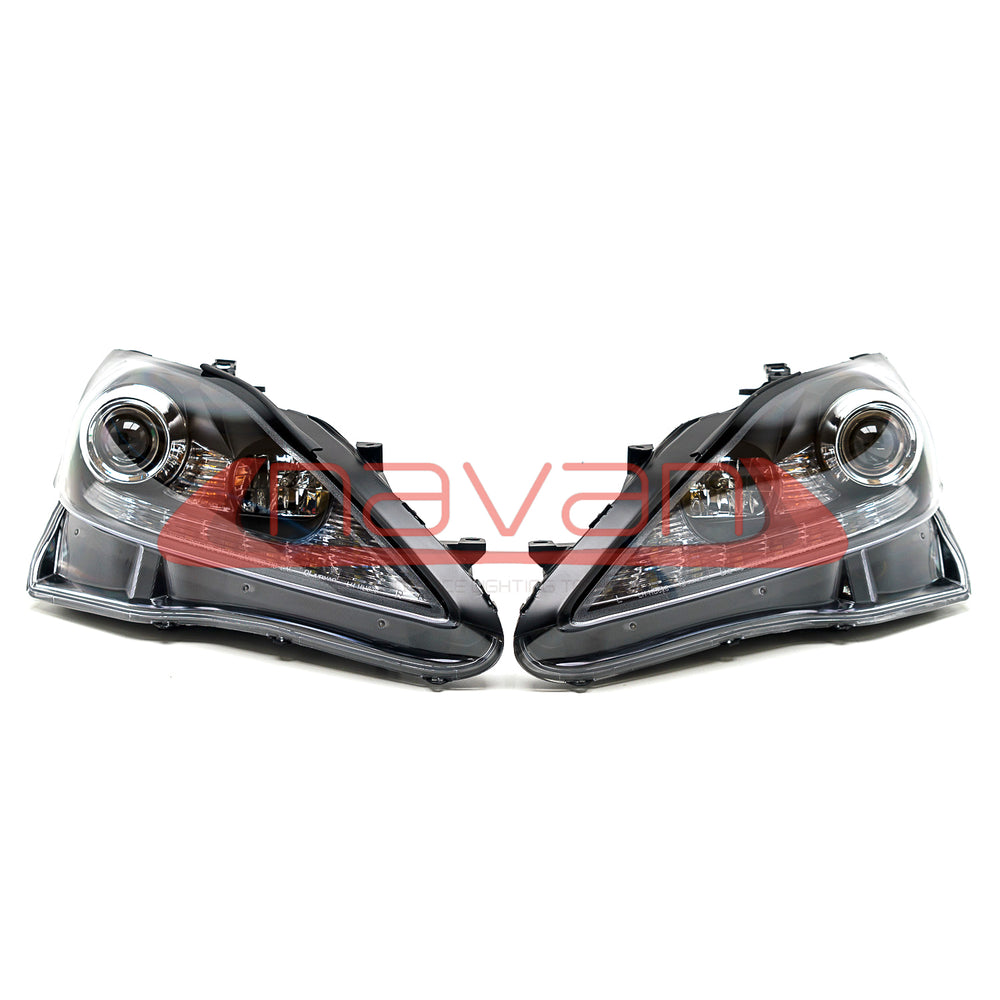 Fari Anteriori Navan LED per Lexus IS220d & IS250 (05-13) Frecce Sequenziali