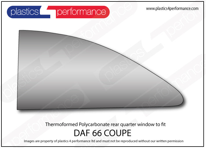 Vetri in Policarbonato per DAF 66 Coupé