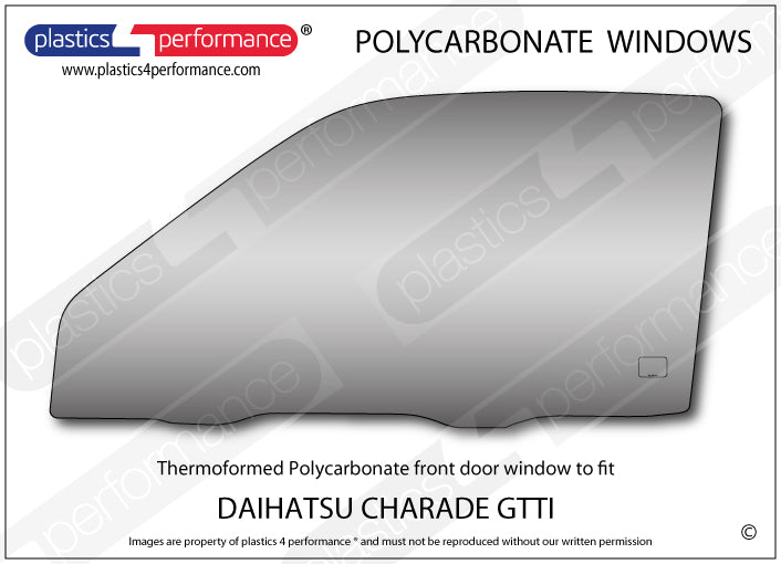 Carica immagine in Galleria Viewer, Vetri in Policarbonato per Daihatsu Charade GTTi
