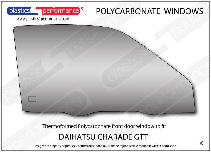 Vetri in Policarbonato per Daihatsu Charade GTTi
