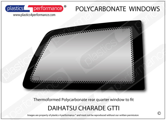 Carica immagine in Galleria Viewer, Vetri in Policarbonato per Daihatsu Charade GTTi
