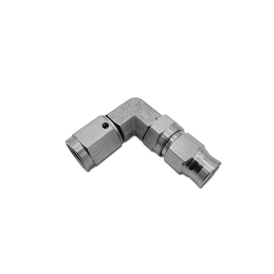 Dash3 Girevole femmina a 90° - 3/8x24JIC Acciaio (tubo AN3)