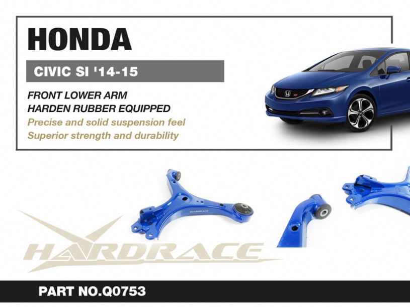 Bracci Oscillanti Inferiori Anteriori Hardrace per Honda Civic FG / FB (12-15)