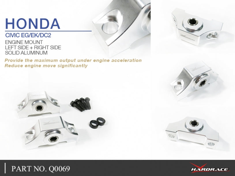 Supporti Motore Inferiori Rigidi Hardrace per Honda Integra DC (94-01)