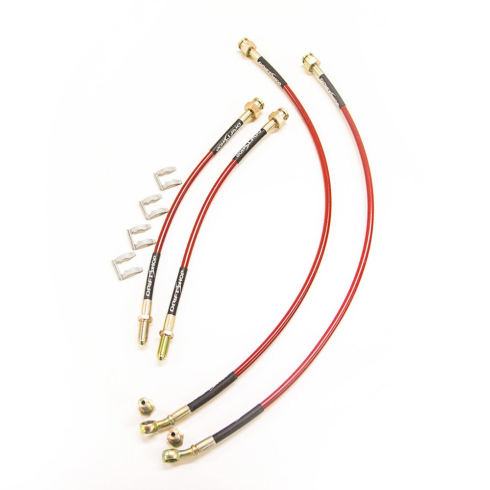 Tubi Freno in Treccia Aeronautici DS per Nissan Skyline R32 GTS-T e GT-R, R33 GTS-T, R34 GT-T