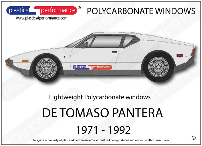 Carica immagine in Galleria Viewer, Vetri in Policarbonato per De Tomaso Pantera
