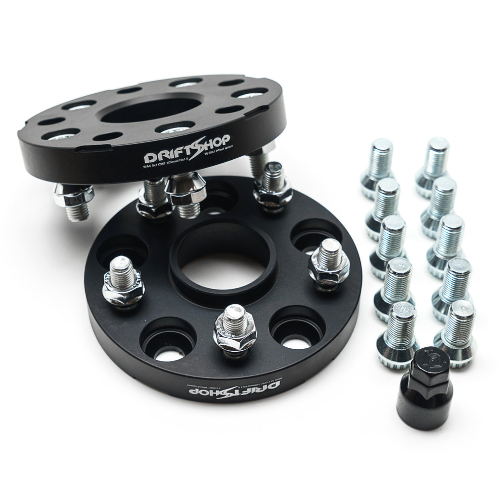 Distanziali 5x112 (57.1) - Doppia Bulloneria con Prigionieri - da 20 a 40 mm