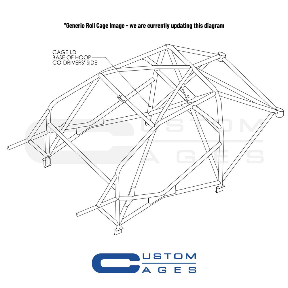 Roll Bar Multipunto Custom Cages da Saldare per Honda Civic FD2 - FIA