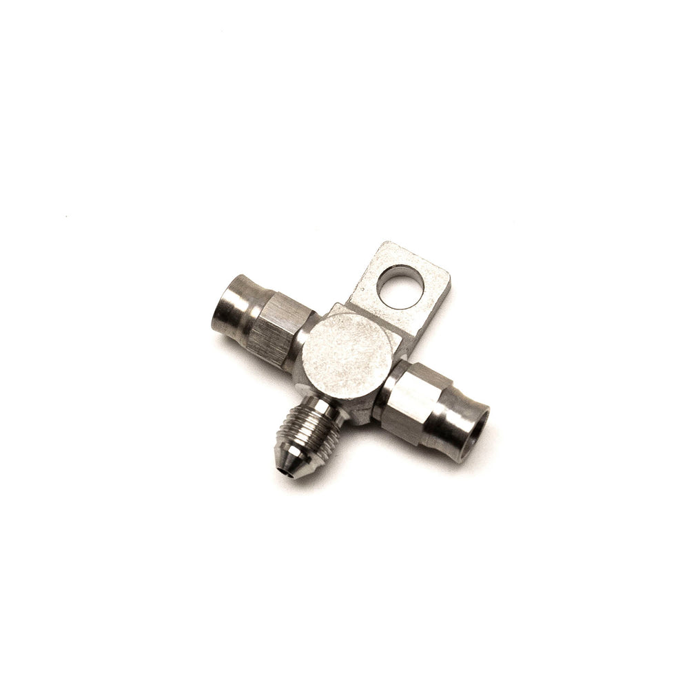Adattatore a T a 3 Vie Dash 3 Inox (1 Maschio, 2 Femmina)