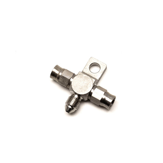 Adattatore a T a 3 Vie Dash 3 Inox (1 Maschio, 2 Femmina)