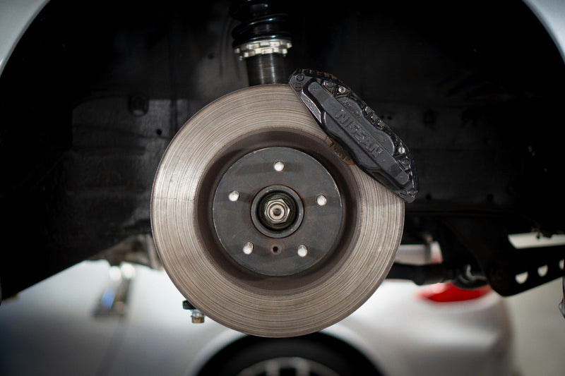 Carica immagine in Galleria Viewer, Staffe Pinza GKTech per Montaggio Dischi 350Z su Telaio Nissan S/R
