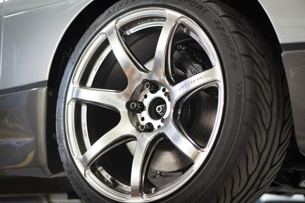 Staffe Pinza GKTech per Montaggio Dischi 350Z su Telaio Nissan S/R