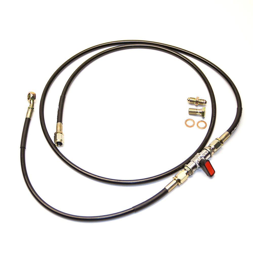 Tubo di Uscita "Line Lock" per Freno a Mano Idraulico - Nero - 180 cm