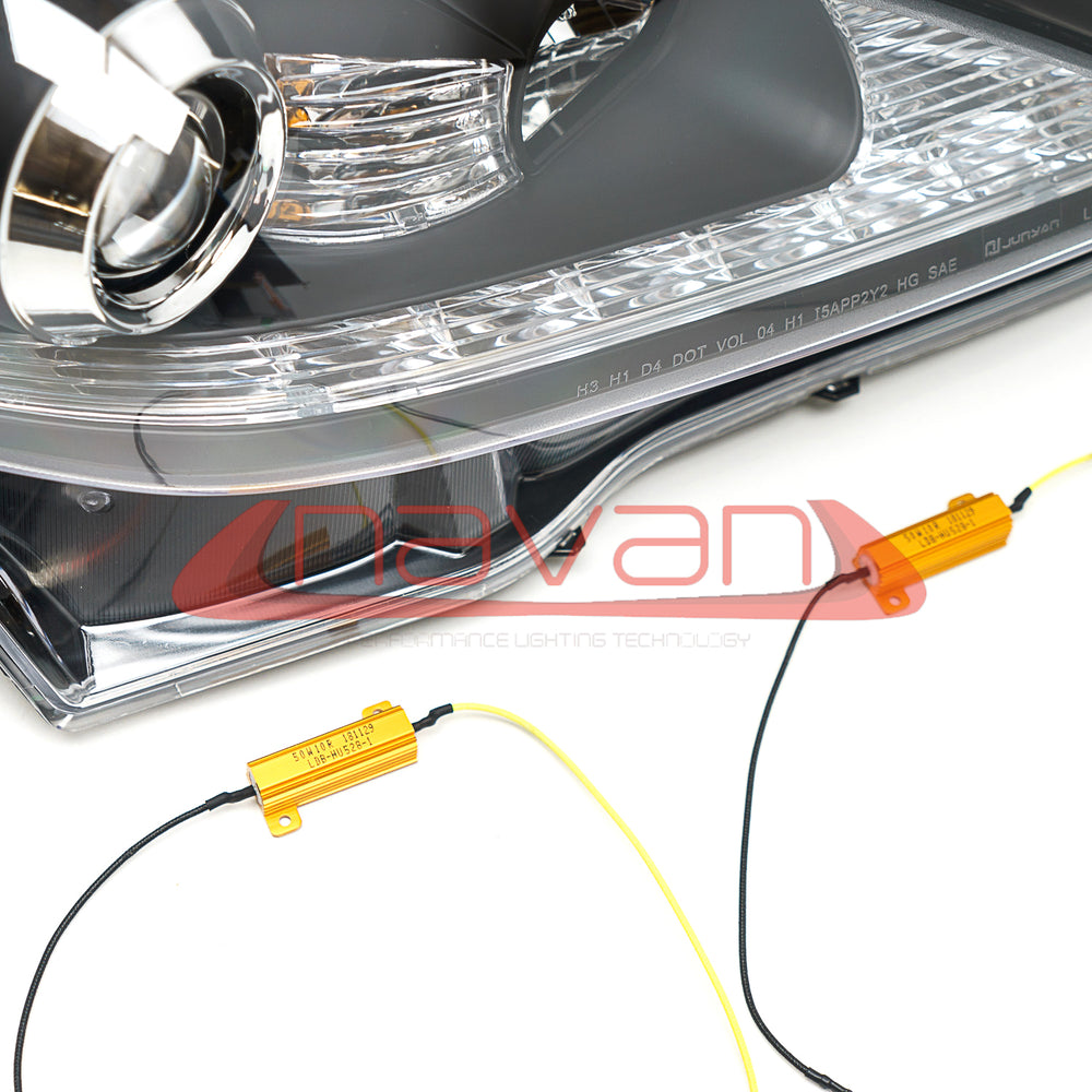 Fari Anteriori Navan LED per Lexus IS220d & IS250 (05-13) Frecce Sequenziali