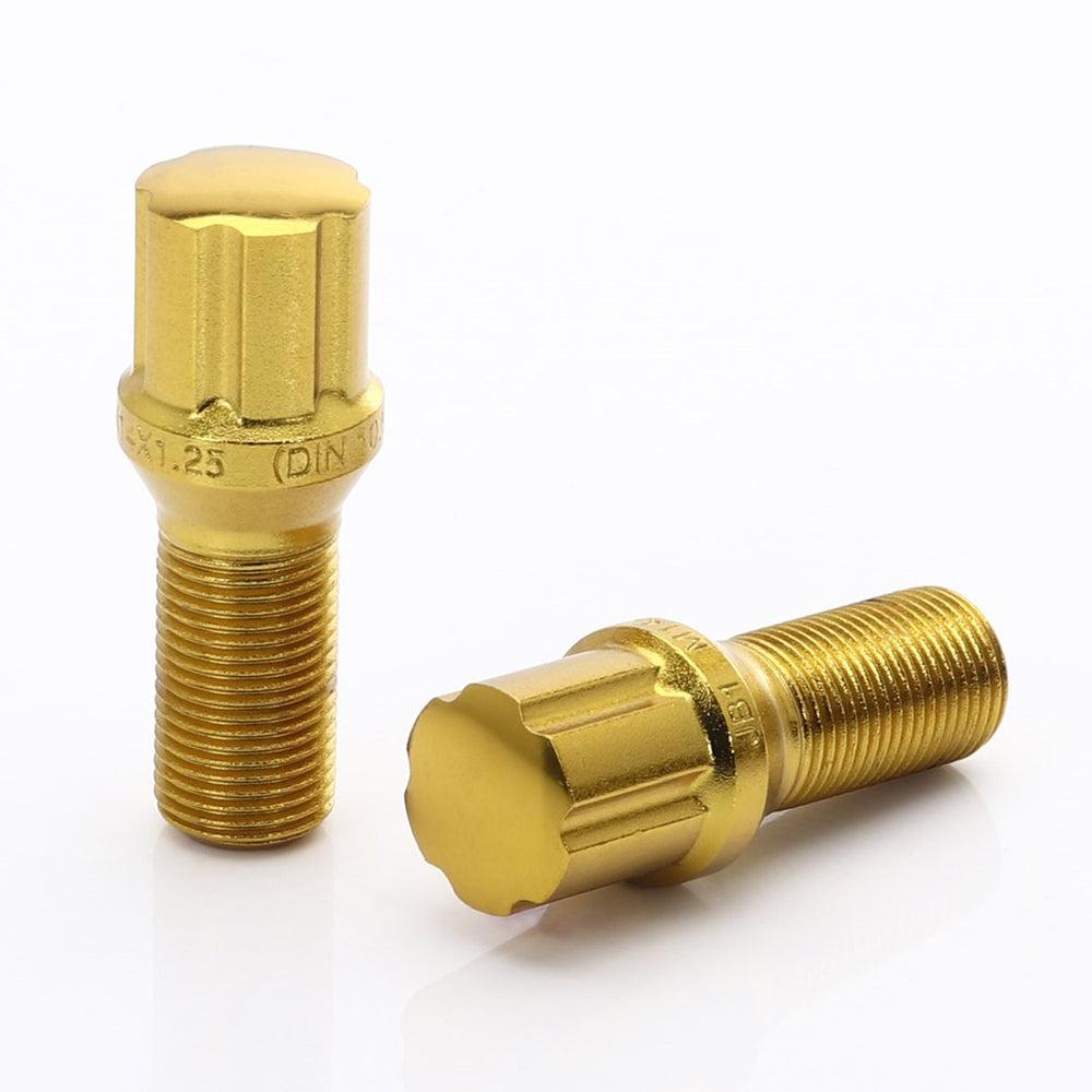 Bulloni Ruota JB1 Oro M12x1.5 (confezione da 20)