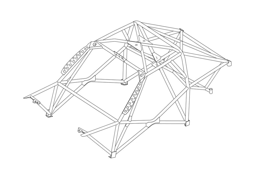 Roll Bar Multipunto Custom Cages da Saldare per BMW E92 (Coupé) - FIA