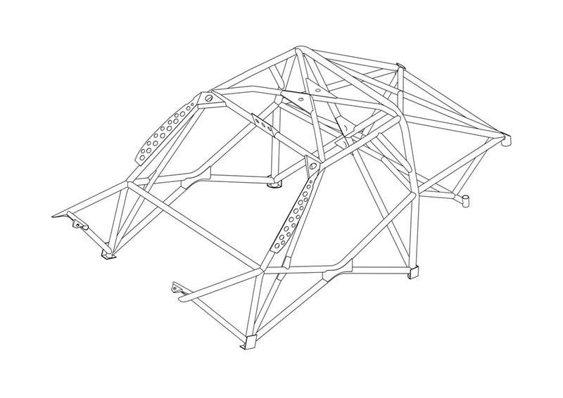 Carica immagine in Galleria Viewer, Roll Bar Multipunto Custom Cages da Saldare per BMW E92 (Coupé) - FIA

