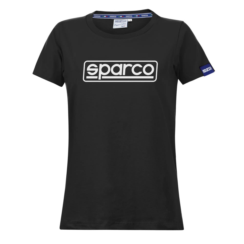T-Shirt Donna Sparco Frame - Nero