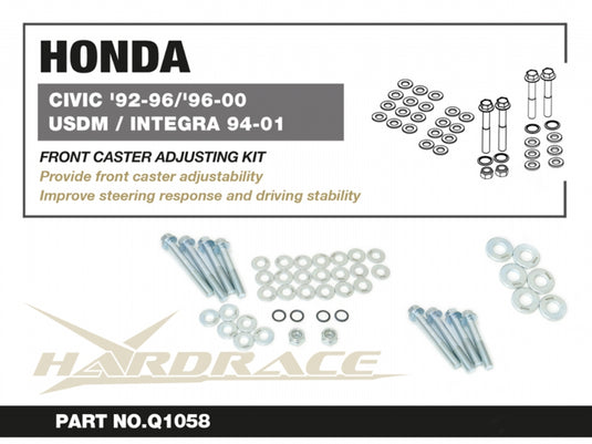 Kit Regolazione Incidenza Anteriore Hardrace per Honda Civic EG / EH / EJ