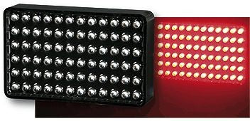 Faro anti pioggia a LED FIA Rettangolo