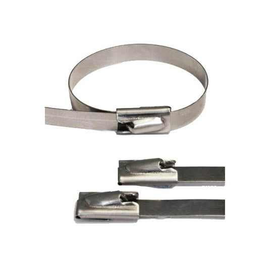 Fascetta di fissaggio Race & Safety per isolante tubo di scarico Pack 10 pezzi