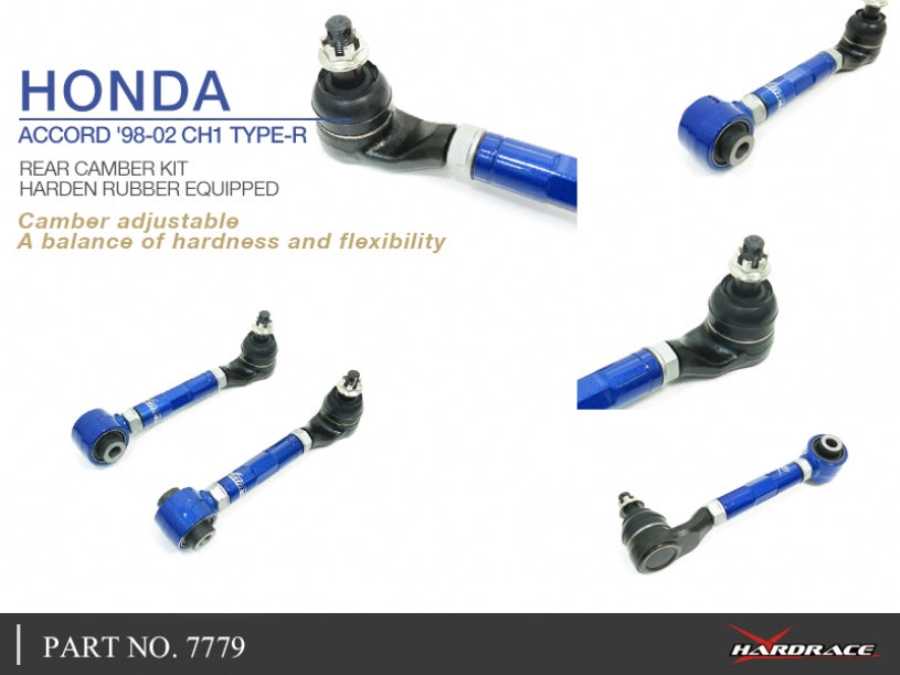 Bracci Superiori Posteriori Regolabili (Camber Kit) Hardrace per Honda Accord Euro R (97-02)