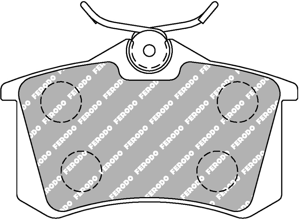 Pastiglie Freno Posteriori Ferodo DS Performance per Citroen C8 (2002+)