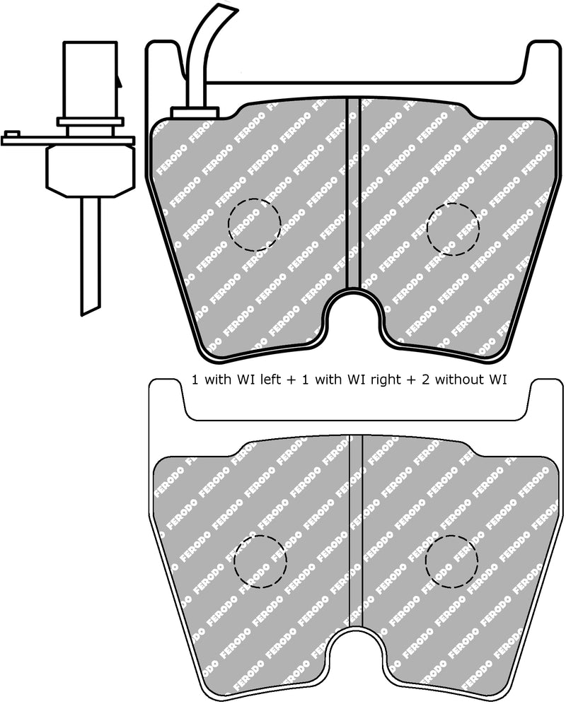 Carica immagine in Galleria Viewer, Pastiglie Freno Anteriori Ferodo DS Performance per Mercedes ML 63 AMG (W166) (2011+)
