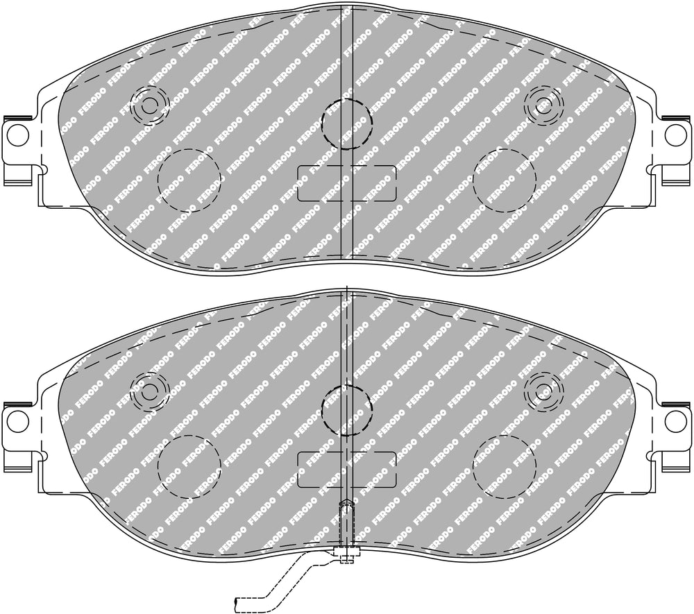 Pastiglie Freno Anteriori Ferodo DS Performance per VW Passat (10-14)