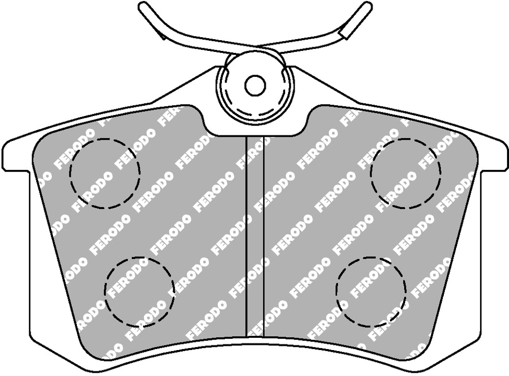 Pastiglie Freno Posteriori Ferodo DS Performance per Renault Modus (2007+)