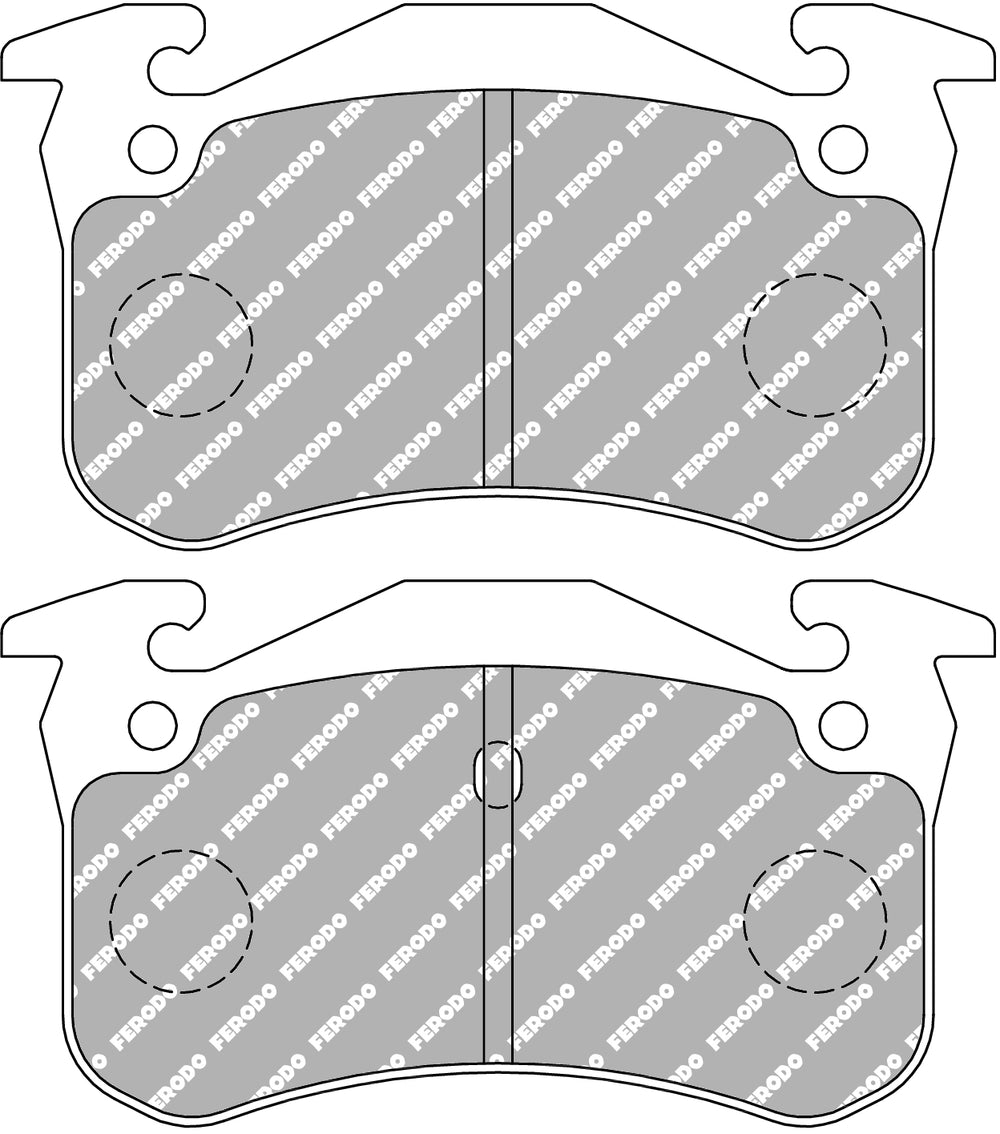 Pastiglie Freno Posteriori Ferodo DS Performance per Renault Clio 1 dont Williams (91-98)