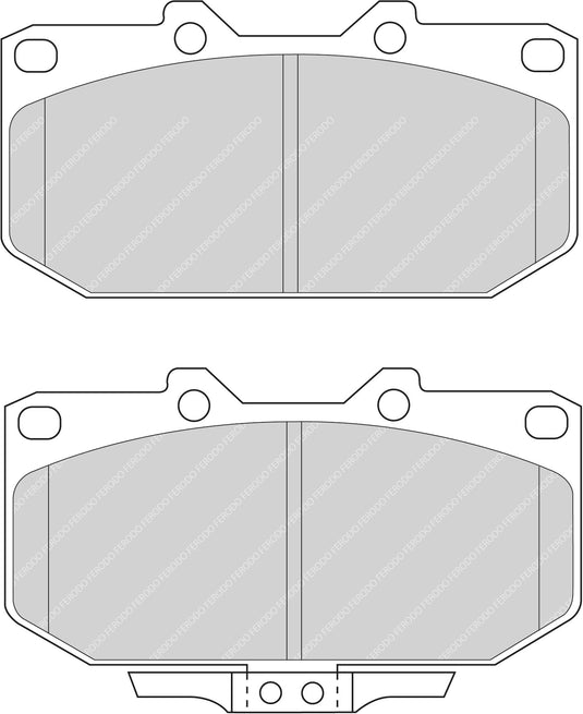 Pastiglie Freno Anteriori Ferodo DS Performance per Nissan 300ZX (89-01)