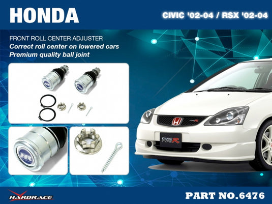 Snodi Sospensione Inferiori Anteriori Hardrace con Correzione del Centro di Rollio per Honda Civic EP / EU / EM2 / ES1